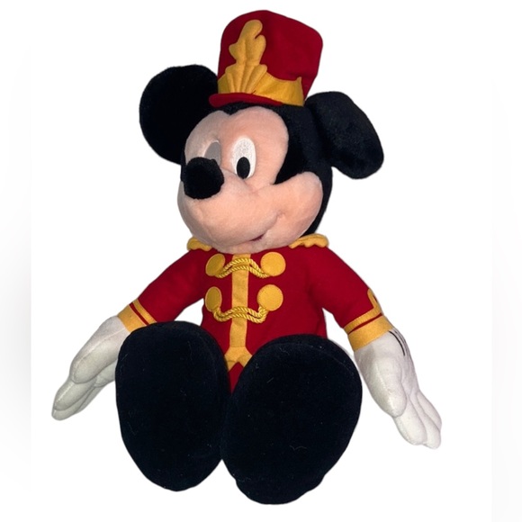 Vintage Macy’s 24” Disney Mickey Mouse Soldier “Strike Up the Holidays” Plush - Picture 1 of 8